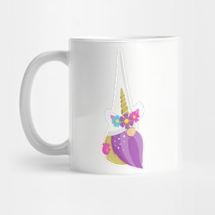 Unicorn Gnome, Garden Gnome, Cute Gnome, Hat Mug